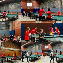 Jugendliche beim Jux-Vorgabeturnier